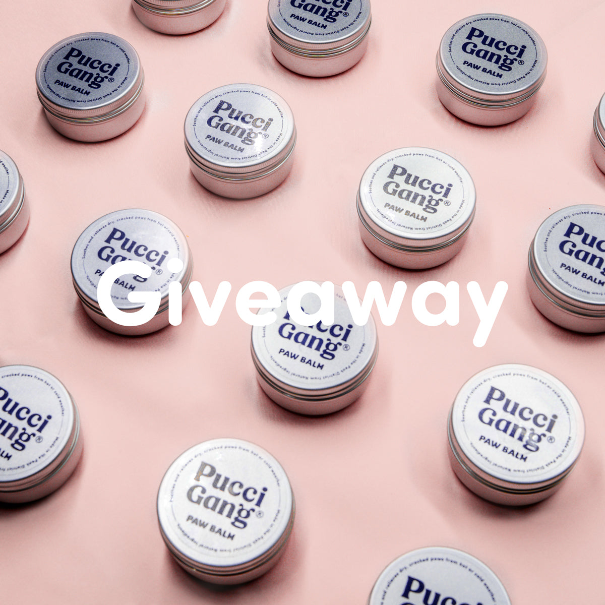 Unleash the Love: Pucci Gang's Dog Paw Balm Giveaway!