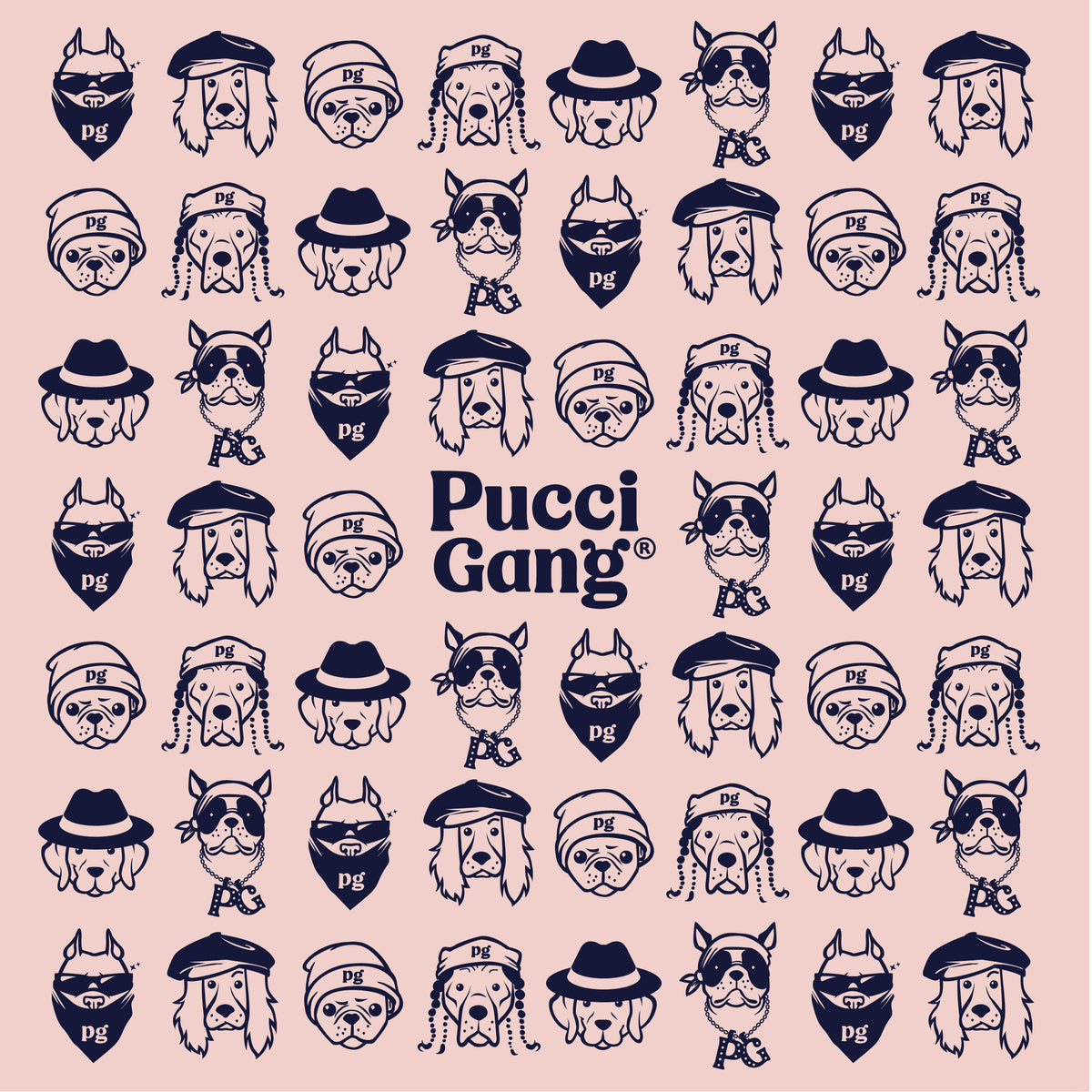 Pucci Gang gift card, dog grooming products lifestyle photo